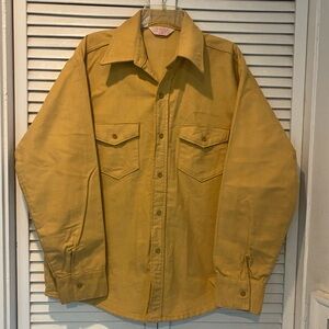 JIM CATFISH HUNTER Vintage ‘70’s Flannel Shirt. Like New. Front Patch Pockets.